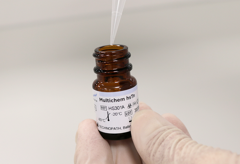 Multichem hsTn third-party quality control vial